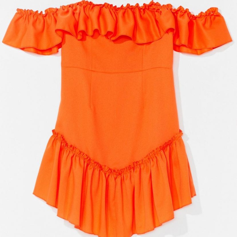 Nasty Gal Frill Loving You Ruffle Mini Dress
